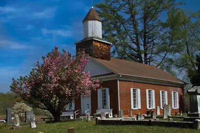 Photo of Historic Harshaw Chapel in Downtown Murphy NC