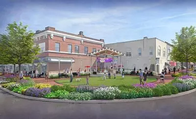 Rendering of Center Stage in Spring