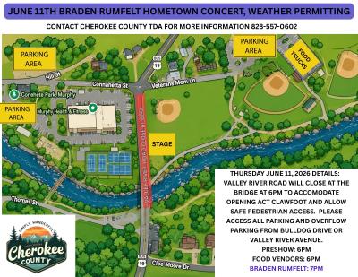 Braden Concert Map