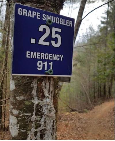 Grape Smuggler sign
