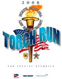 Torch Run 2008 logo