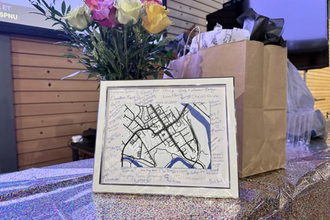 Laura's retirement gift
